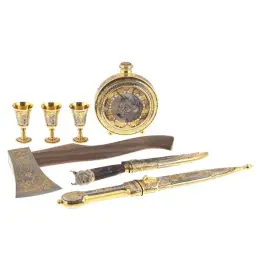 Набор охотника "Рысь" на 3 персоны, Златоуст Набор охотника "Рысь" на 3 персоны, Златоуст